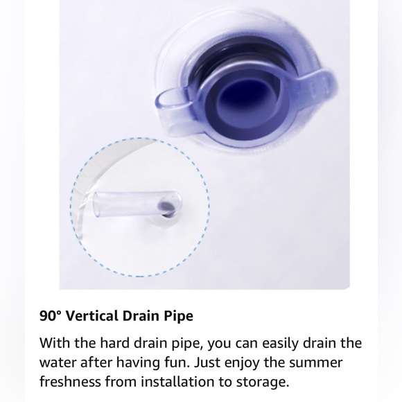 120" X 72" X 22" Inflatable Swimming Pool~Family Size~Brand New in Box - Picture 11 of 13